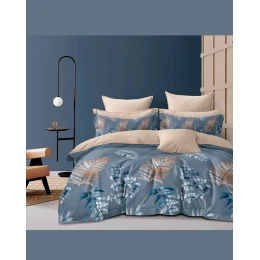 КПБ 1,5 сп сатин цветной 120 г/м2 (2 нав. 70х70) (ЧЗ)