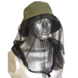 Панама РЫБОЛОВ хаки с противомоскитной сеткой