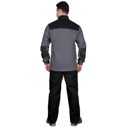 Куртка МАНХЕТТЕН т.серый с оранж. и черным тк. стрейч пл. 250 г/кв.м