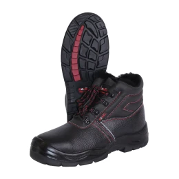 Ботинки кожа, ПКП, нат. мех, ПУ-Нитрил