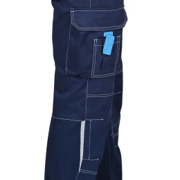 Полукомбинезон ДЖЕТ синий с голубым тк. мех. стрейч с ВО